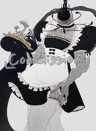 3/4 Body Flat Color + Linework, $25 (Old)